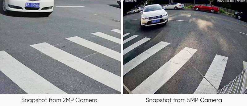 Snapshots from Cameras with Different Pixels